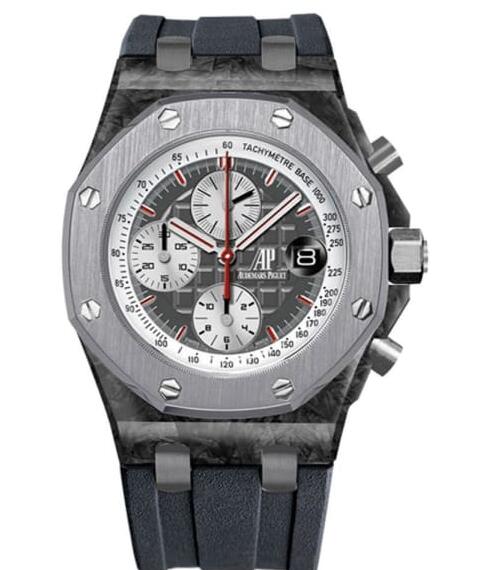 Review 26202AU.OO.D002CA.01 Audemars Piguet Royal Oak Offshore Jarno Trulli Chronograph replica watch - Click Image to Close